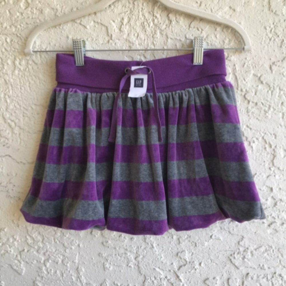 NEW Gap Purple Striped Mini Skirt